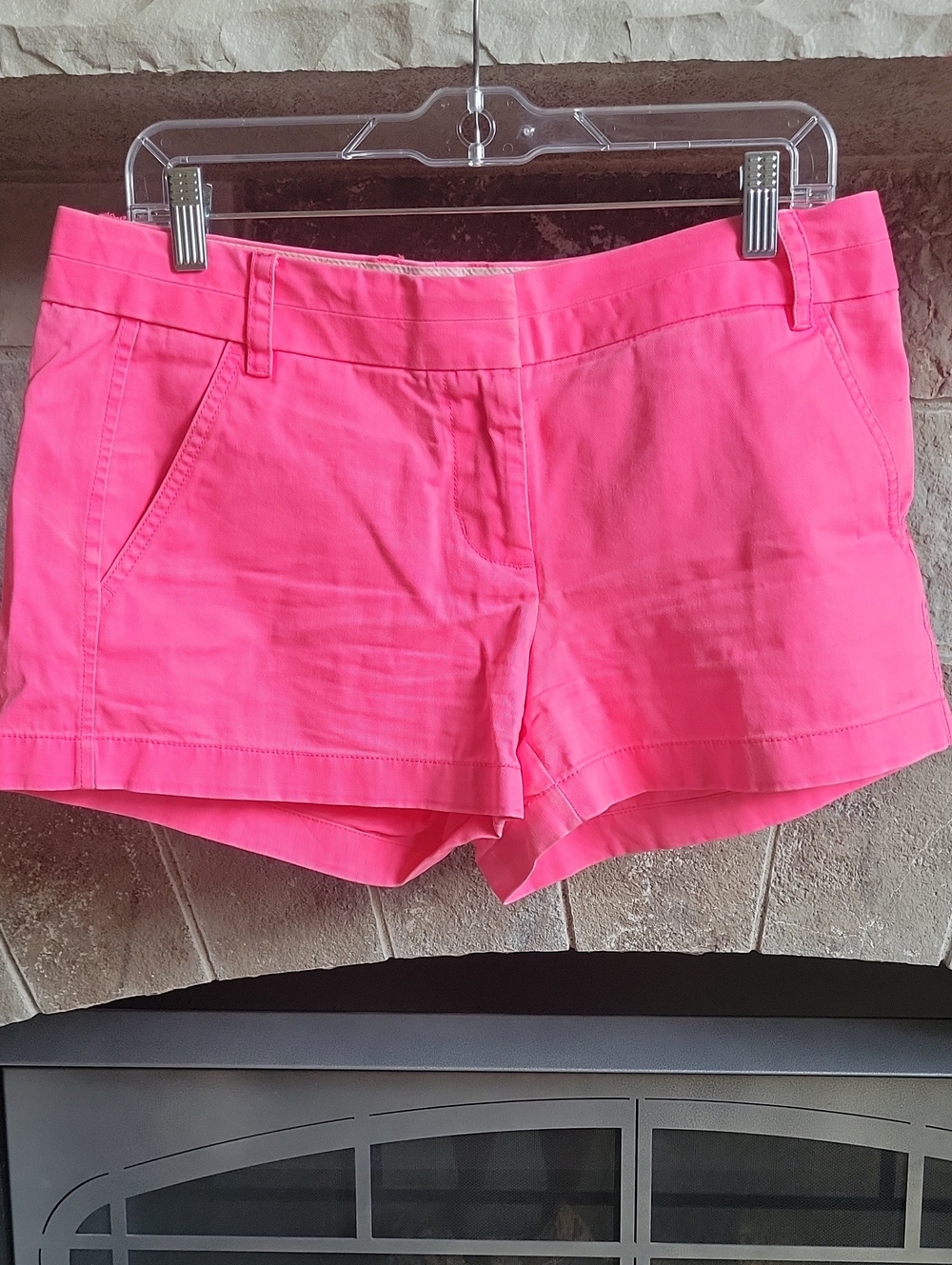 J. Crew Bright Pink Cotton Shorts